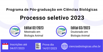 Processo Seletivo 2024/1 – Mestrado e Doutorado - Programa de Pós-Graduação  em Ciência Animal
